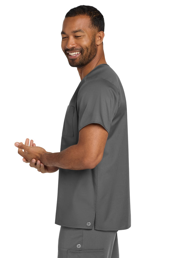 Wink® Unisex WorkFlex Chest Pocket V-Neck Top