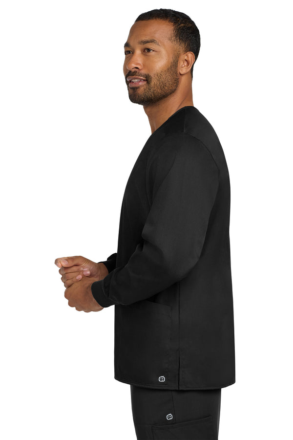 Wink® Unisex WorkFlex Snap-Front Scrub Jacket