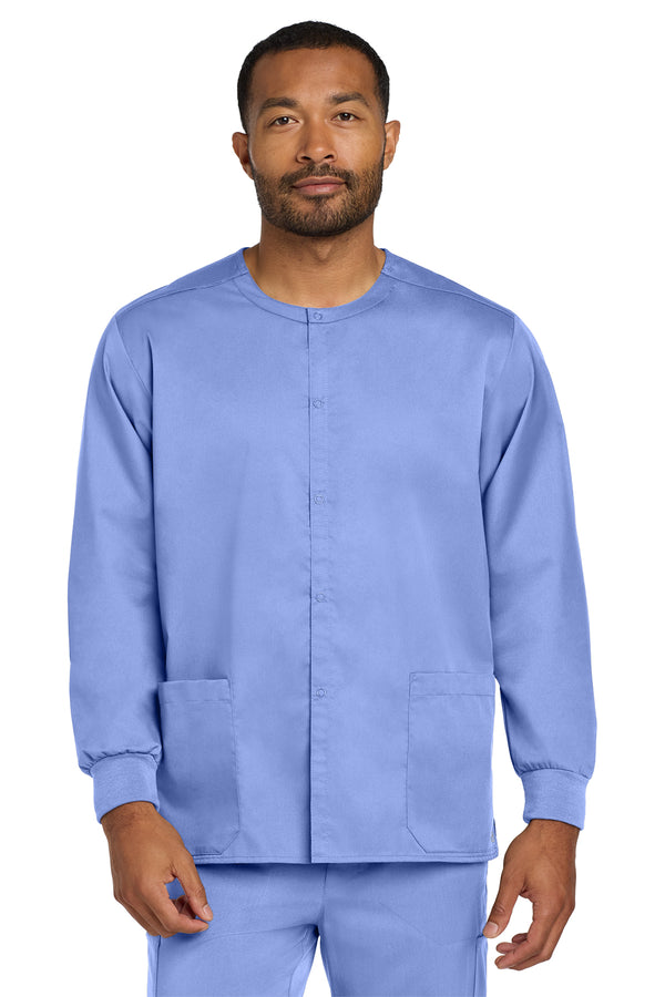 Wink® Unisex WorkFlex Snap-Front Scrub Jacket