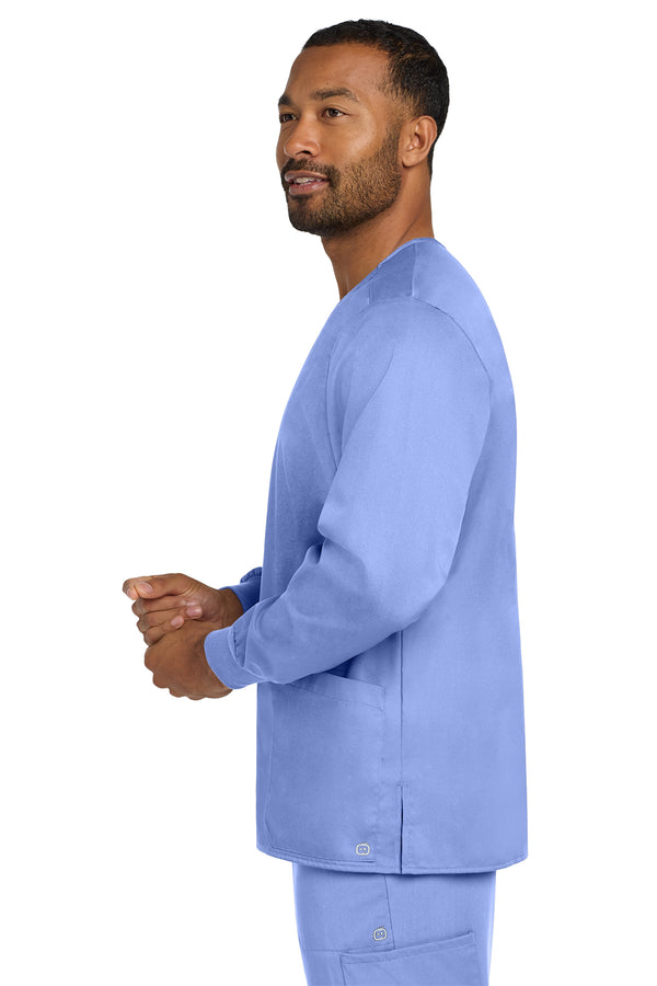 Wink® Unisex WorkFlex Snap-Front Scrub Jacket