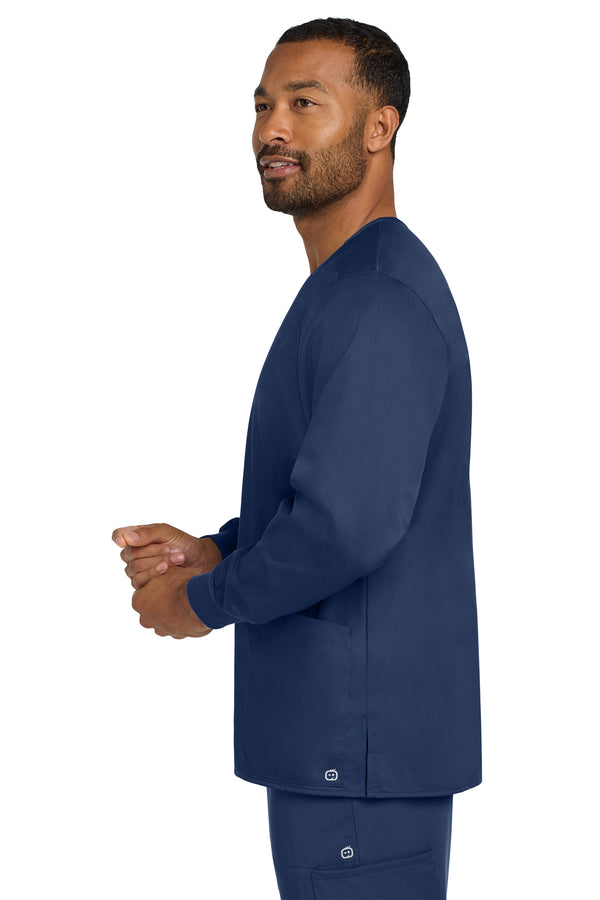Wink® Unisex WorkFlex Snap-Front Scrub Jacket