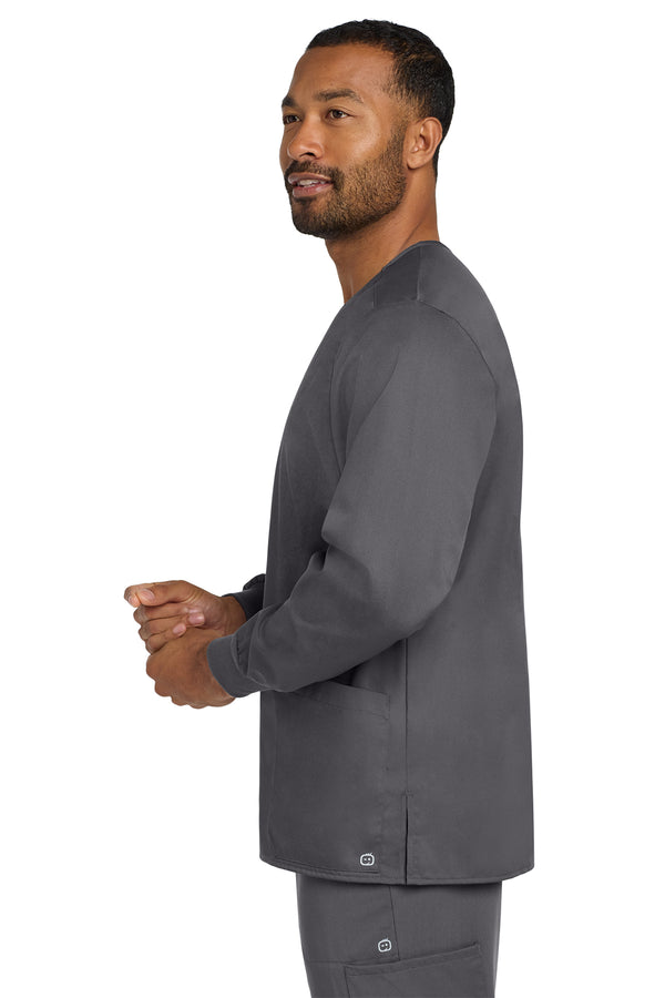 Wink® Unisex WorkFlex Snap-Front Scrub Jacket