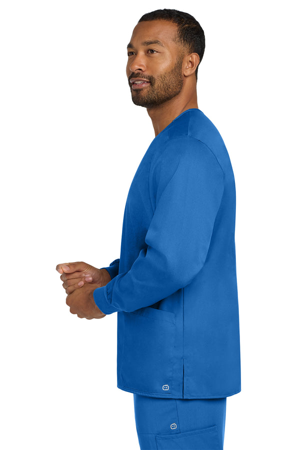 Wink® Unisex WorkFlex Snap-Front Scrub Jacket