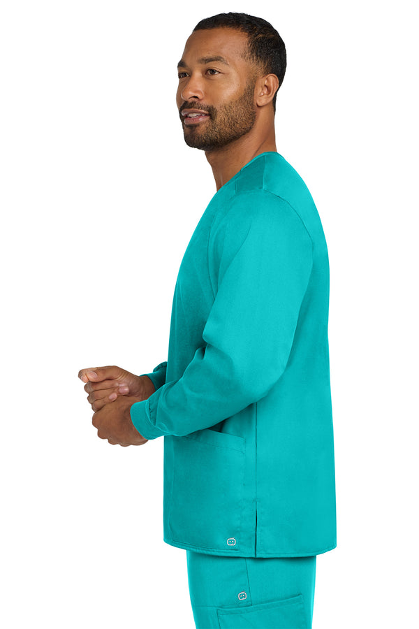 Wink® Unisex WorkFlex Snap-Front Scrub Jacket