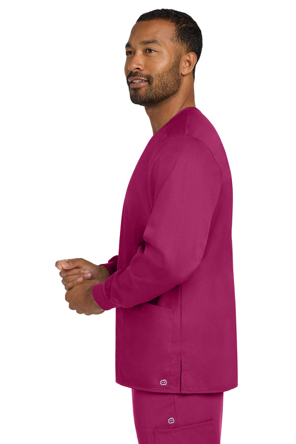 Wink® Unisex WorkFlex Snap-Front Scrub Jacket