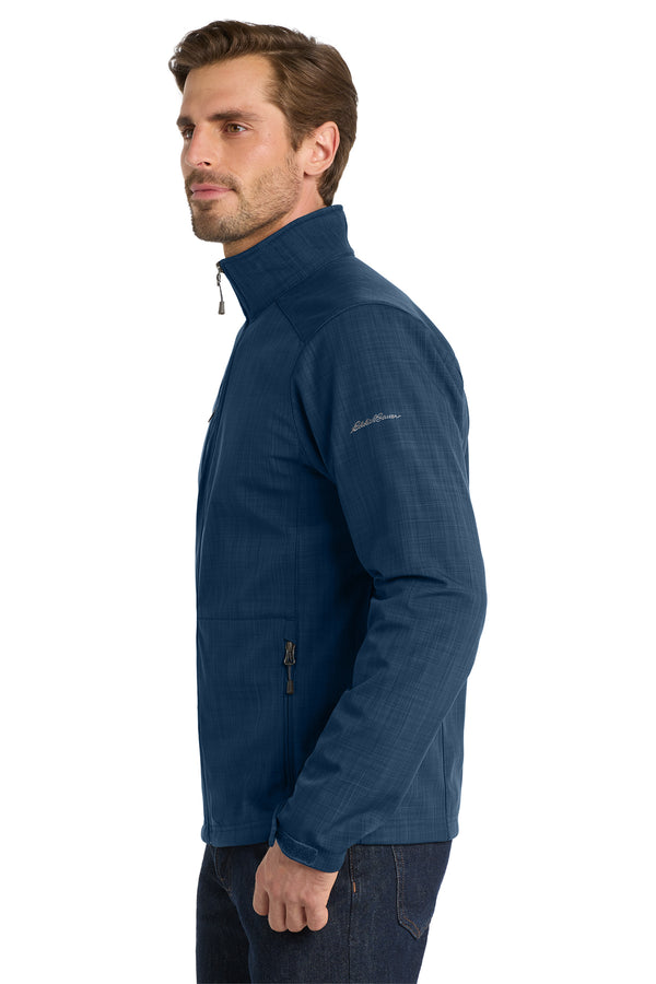 Eddie Bauer® Shaded Crosshatch Soft Shell Jacket