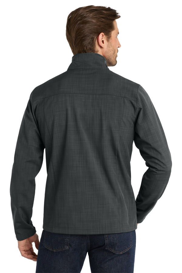 Eddie Bauer® Shaded Crosshatch Soft Shell Jacket