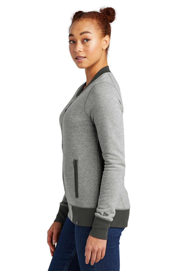 New Era® Women's French Terry Baseball Full-Zip
