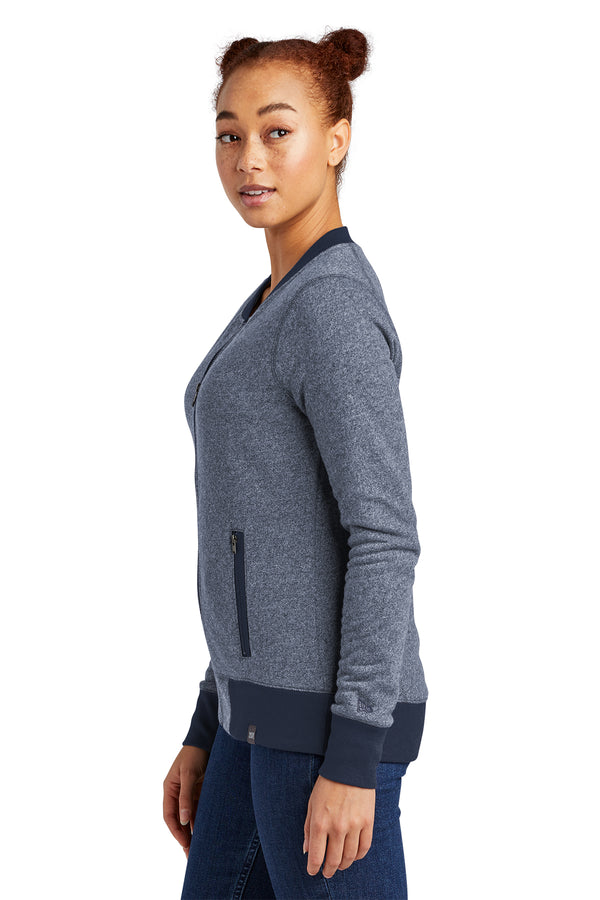New Era® Women's French Terry Baseball Full-Zip