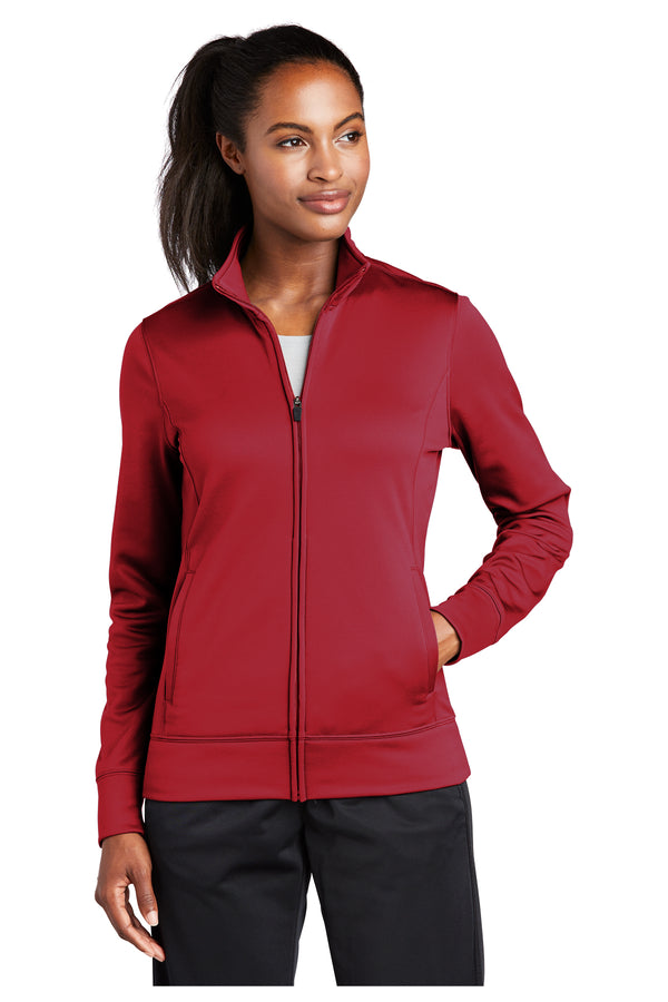 Sport-Tek® Women's Sport-Wick® Fleece Full-Zip Jacket