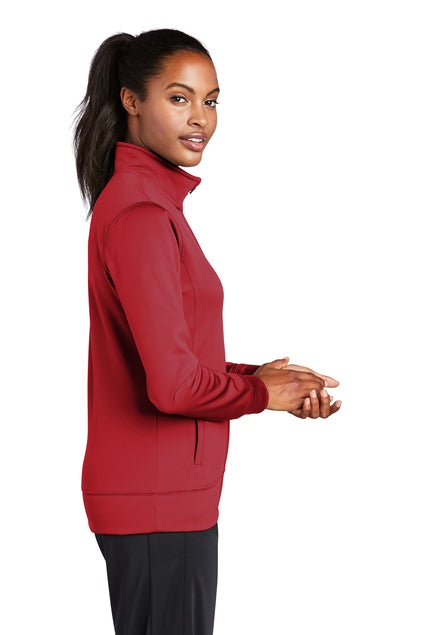 Sport-Tek® Women's Sport-Wick® Fleece Full-Zip Jacket