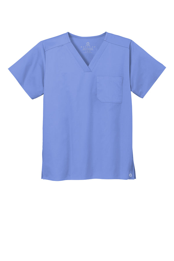 Wink® Unisex WorkFlex Chest Pocket V-Neck Top