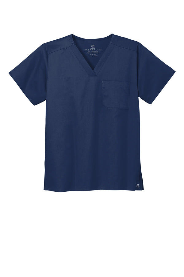 Wink® Unisex WorkFlex Chest Pocket V-Neck Top