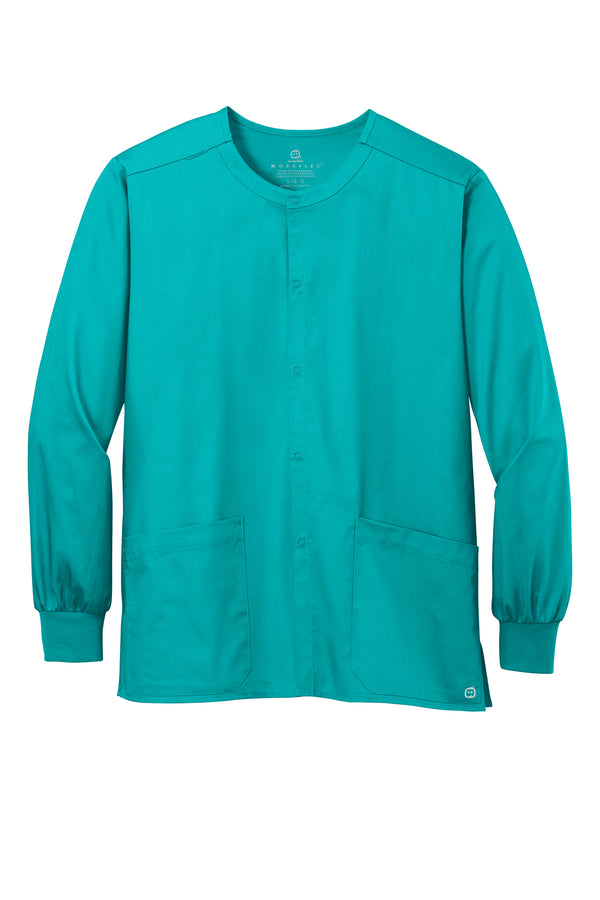 Wink® Unisex WorkFlex Snap-Front Scrub Jacket