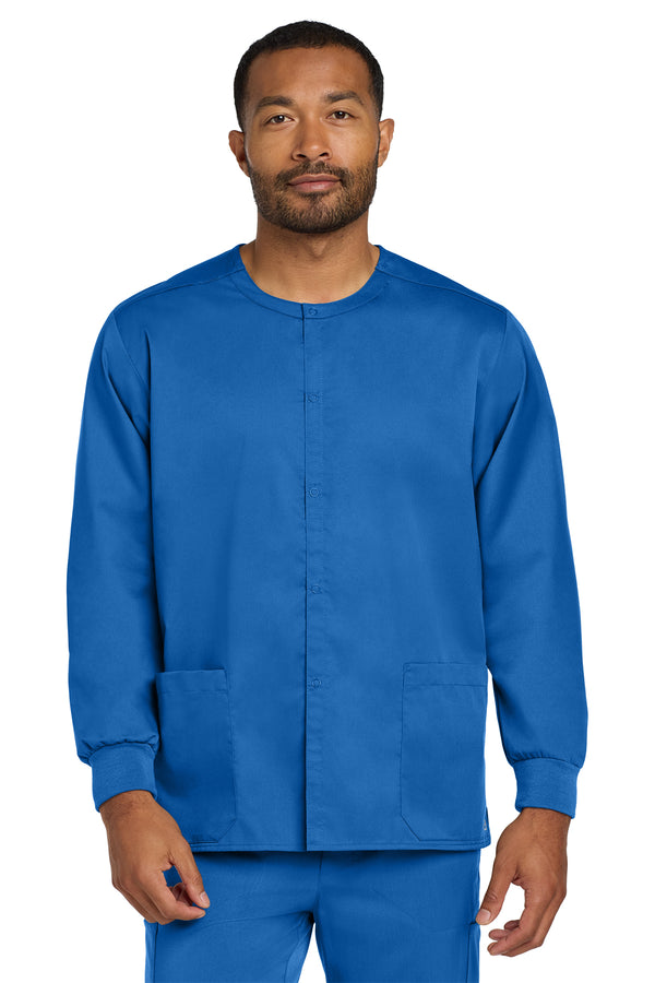 Wink® Unisex WorkFlex Snap-Front Scrub Jacket